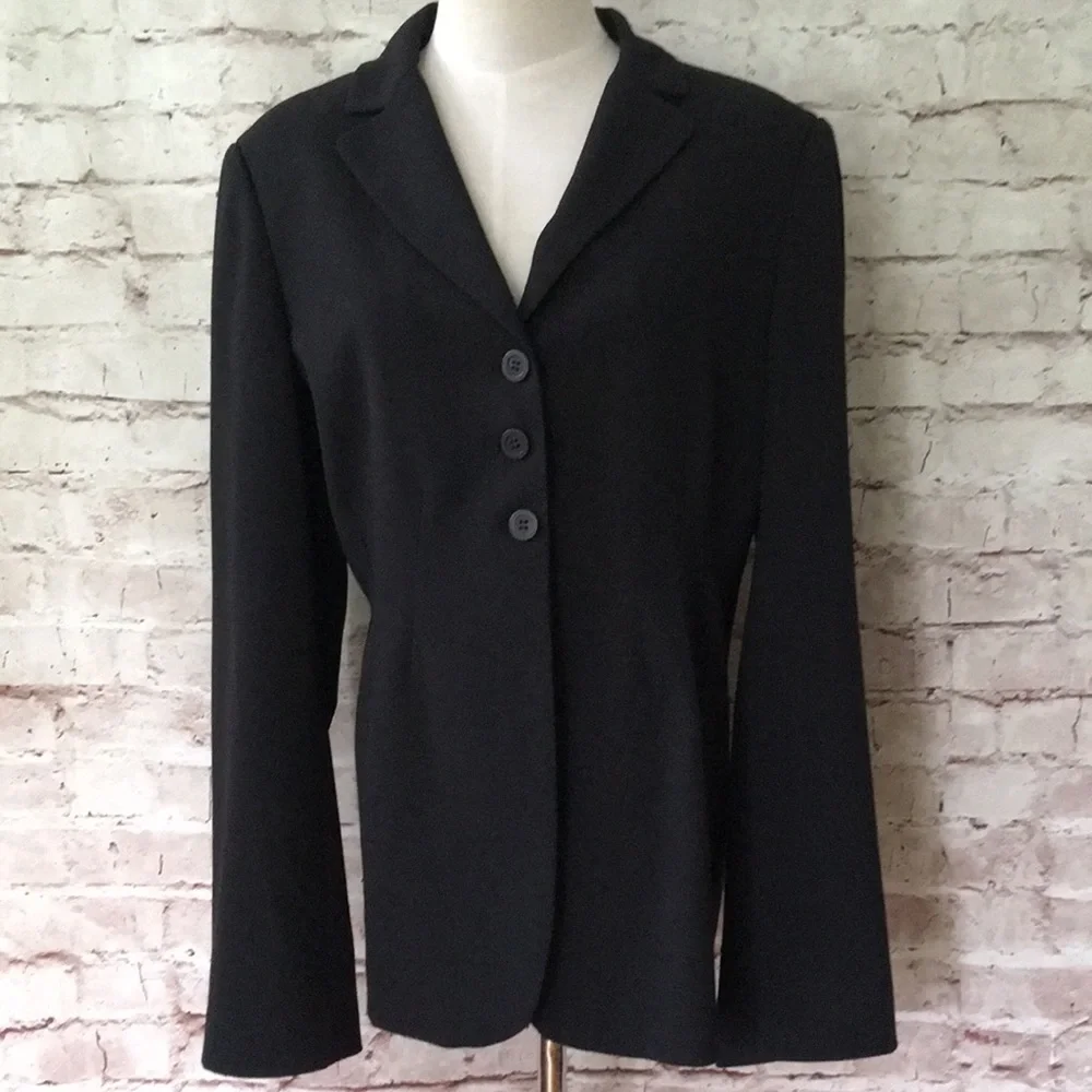 NWT JoJo Maman Bebe Maternity Tailored Jacket Black - Picture 1 of 4